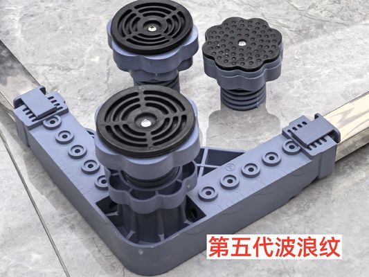 Universal  plastic washing machine stand base adjustable washing braket mobile base for Fridge Dryer Refrigerator