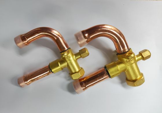 Elbow AC Air Conditioner parts Service Split Valve ac service valve 1/4&quot; 3/8&quot; 1/2&quot; 5/8&quot; 3/4&quot; 7/8&quot; 90degree 60degree
