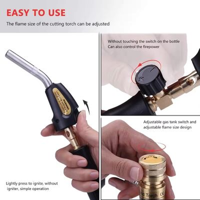 Self Ignitor Automatic Ignition Hand Gas Torch Welding Torch With 1.5m Hose Jh-3sw