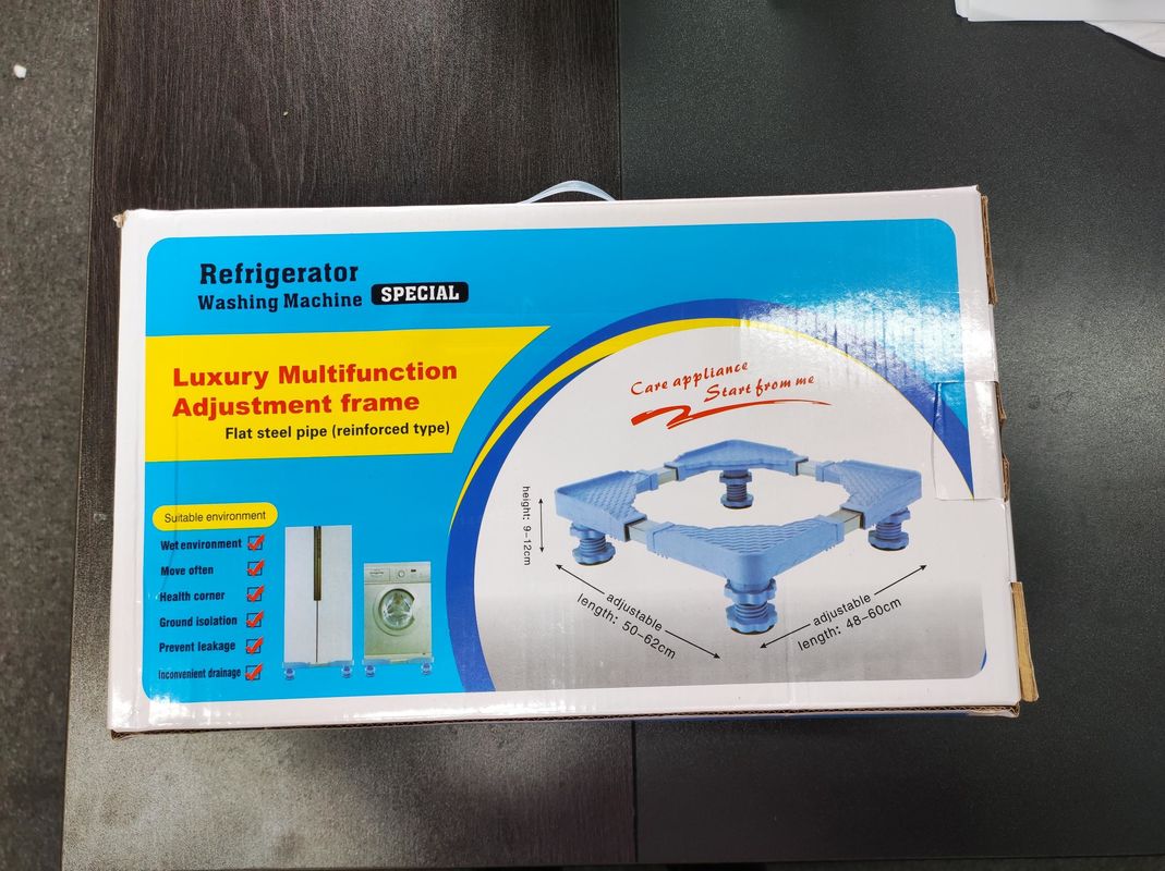Universal  plastic washing machine stand base adjustable washing braket mobile base for Fridge Dryer Refrigerator