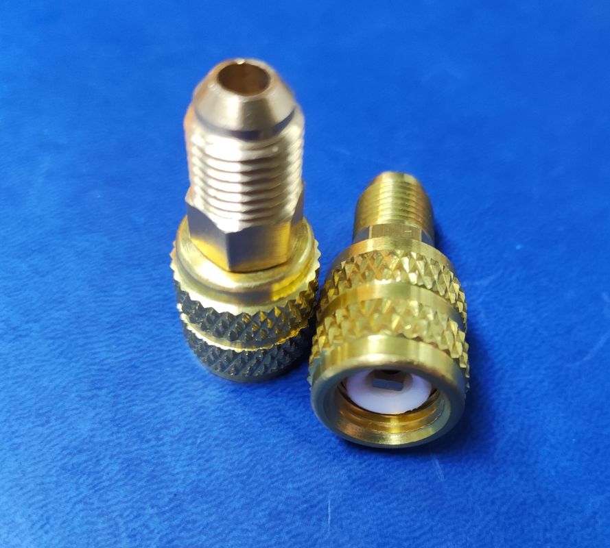 R410a Adapter For Refrigerant Charging In Hvac/r, 1/4 &quot;male Sae To 5/16&quot; Female Sae Charging Hose For Manifold