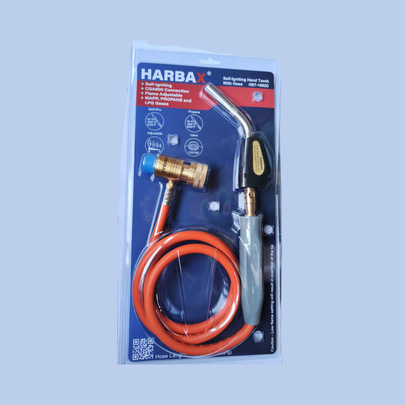Self Ignitor Automatic Ignition Hand Gas Torch Welding Torch With 1.5m Hose Jh-3sw